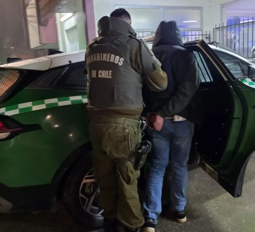 Conductor ebrio detenido en Mariquina por circular en contra el tránsito arrojó prueba de alcohol  2,45 g/l y no portaba licencia