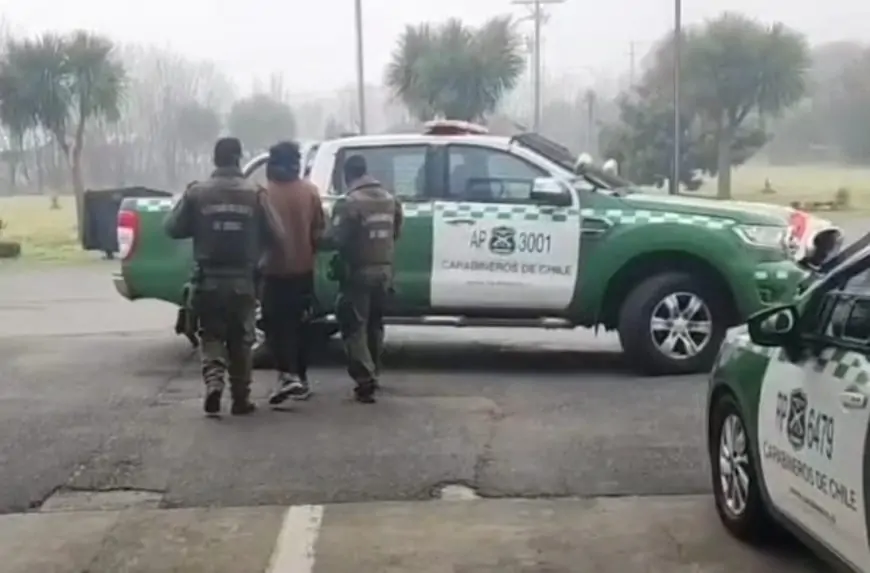 Detienen a un hombre en la Ruta 5 Sur con orden vigente por porte de municiones