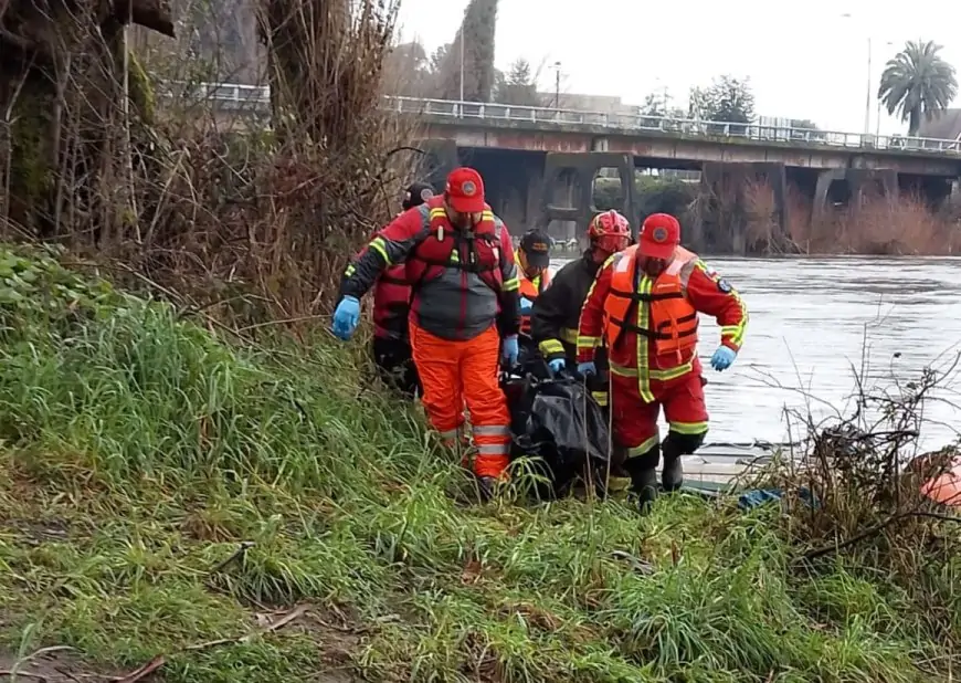 Carabineros confirma hallazgo de cadáver en río Rahue y familiares reconocen a desaparecido