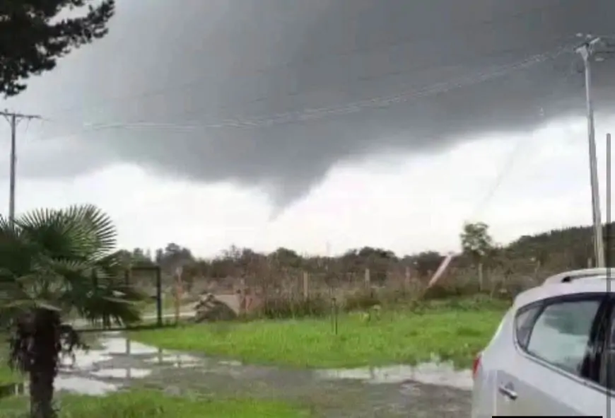 Tornado categoría EF-0 deja un lesionado y daños en viviendas en Ñuble