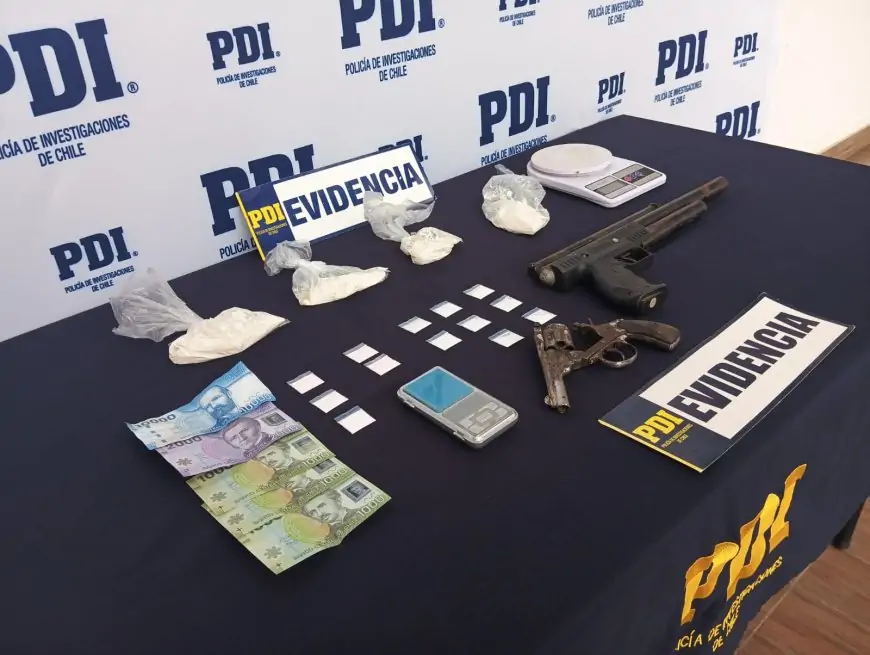 PDI desarticula puntos de droga en Valdivia: 15 detenidos y más de 26 mil dosis incautadas