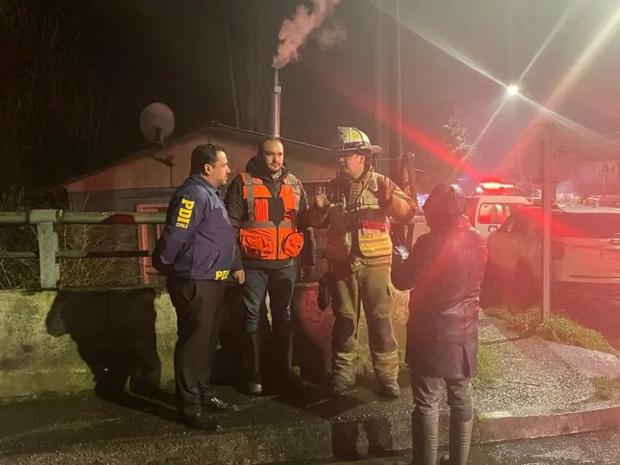 PDI despliega servicios de apoyo por inundaciones en población Foitzick de La Unión