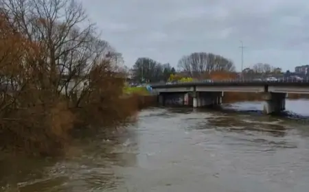 Autoridades activan mensaje SAE en Osorno por aumento del caudal del río Rahue
