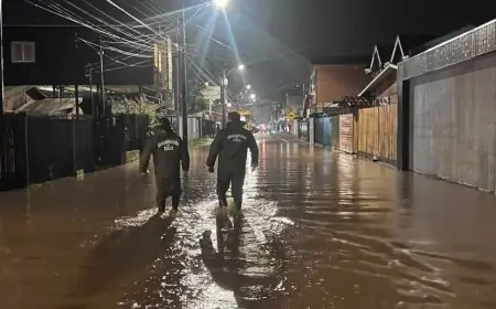 Sistema frontal deja dos fallecidos y más de 2.000 aislados en Chile
