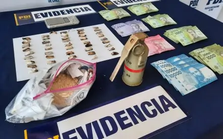 Pareja es detenida por microtráfico de drogas en población Pablo Neruda de Valdivia
