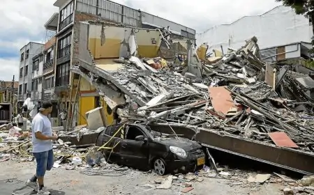 Balance del terremoto en Colombia sube a 265 muertos, 496 desaparecidos y 53.816 afectados