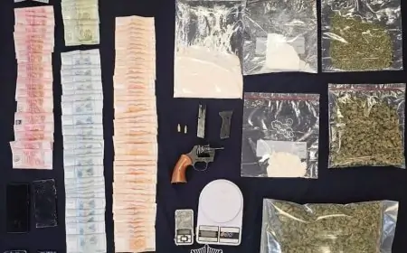 Detienen a tres hombres en Paillaco e incautan drogas avaluadas en $17,8 millones y tobillera electrónica intervenida