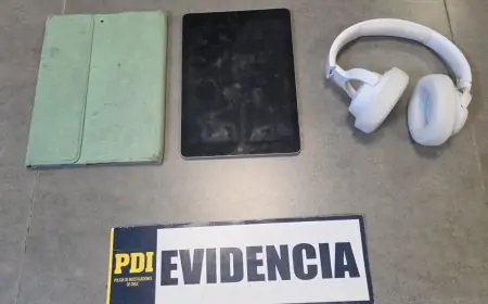 Hombre detenido por receptación en Valdivia tras recuperar iPad y audífonos robados