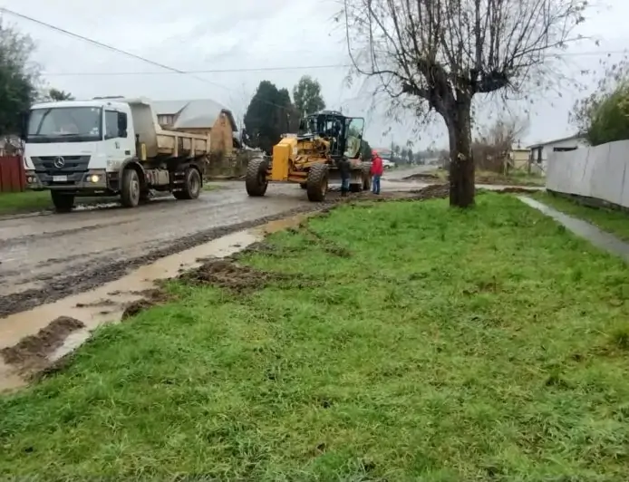 Municipio de Rio Bueno finaliza mejoramiento de ductos y limpieza de canales en sector Crucero