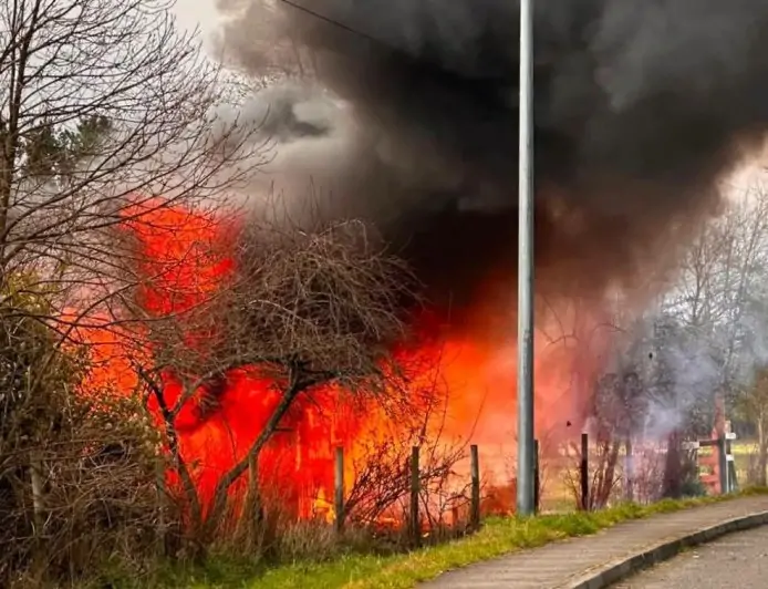 Rio Bueno: voraz incendio consume vivienda en sector rural de Pindaco