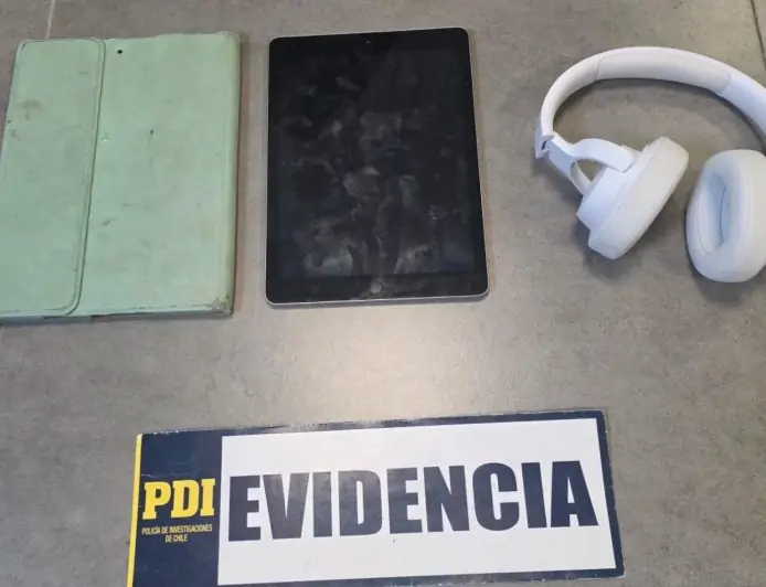 Hombre detenido por receptación en Valdivia tras recuperar iPad y audífonos robados