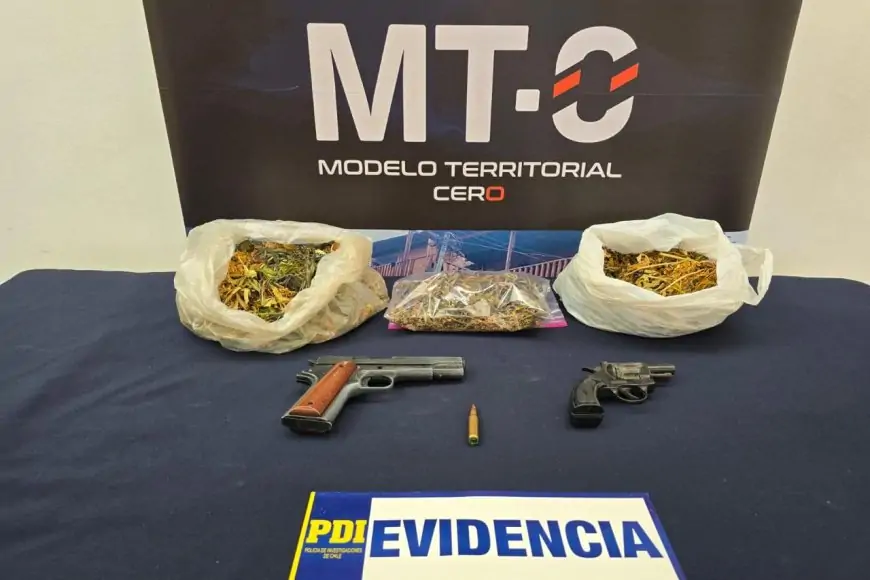Dos detenidos por microtráfico y armas en allanamientos en Puqueldón