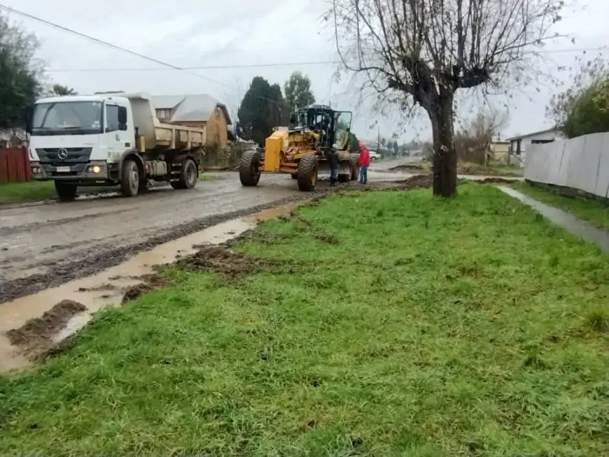 Municipio de Rio Bueno finaliza mejoramiento de ductos y limpieza de canales en sector Crucero
