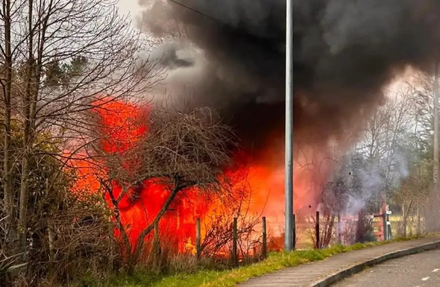 Rio Bueno: voraz incendio consume vivienda en sector rural de Pindaco