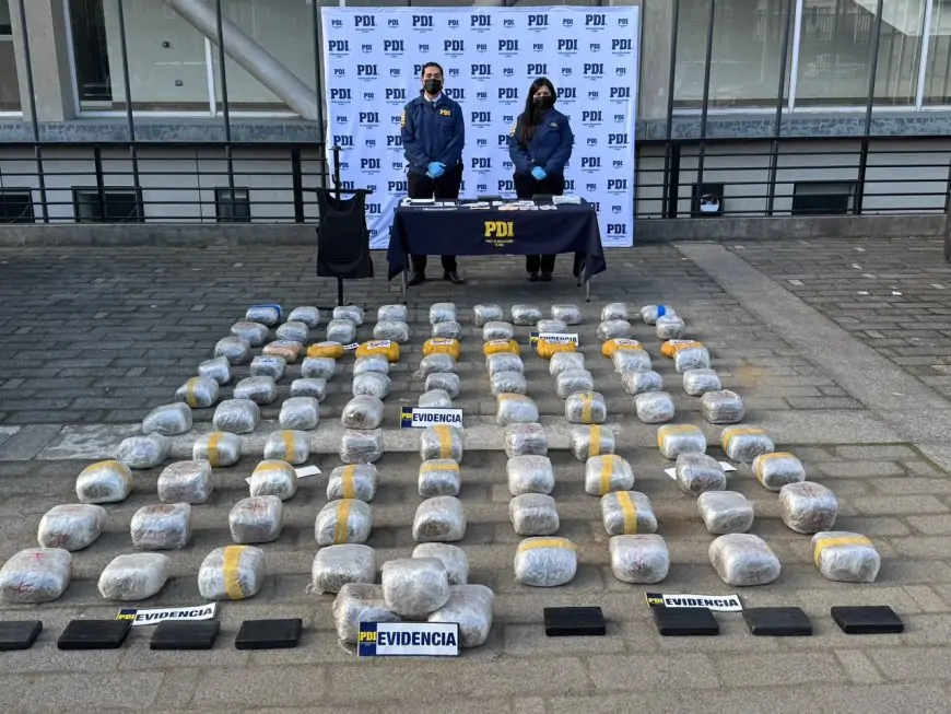 Más de 150 kilos de droga incautados en Valdivia en cuatro días, con  12 detenidos y avalúo superior a $1.097 millones