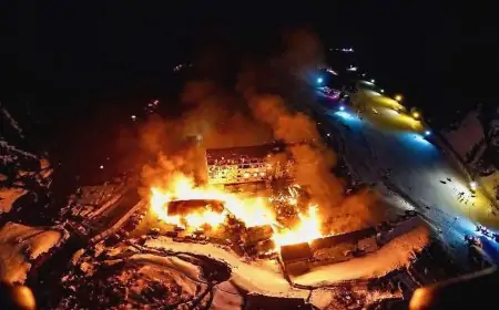 Pérdida total de hotel en Nevados de Chillán tras incendio y 70 huéspedes evacuados sin lesionados