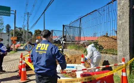 PDI investiga hallazgo de cráneo humano en acceso al Coliseo Municipal de Valdivia
