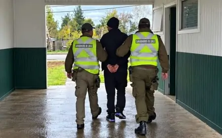 Detienen en Futrono a hombre de 23 años buscado por homicidio calificado en Los Lagos