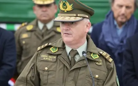 General Araya tras llegar al funeral de cabo Aguilera: "Estos delincuentes tienen un desprecio total por la vida"