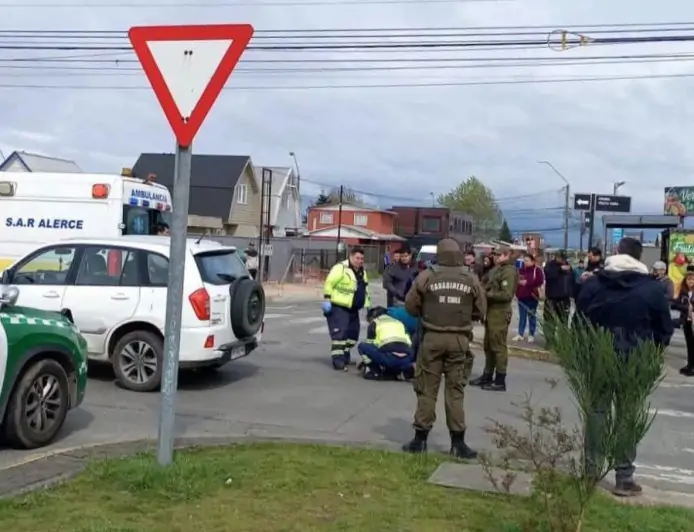 Carabinero en estado grave tras ser atropellado en Alerce Sur; conductor huye y es intensamente buscado