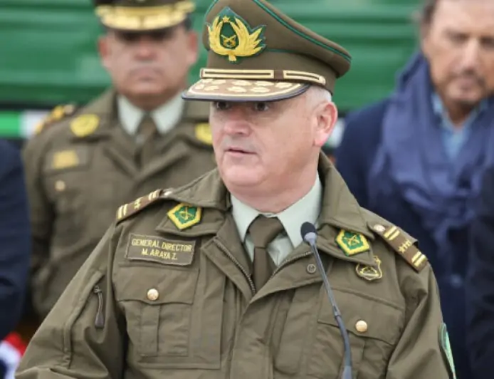 General Araya tras llegar al funeral de cabo Aguilera: "Estos delincuentes tienen un desprecio total por la vida"