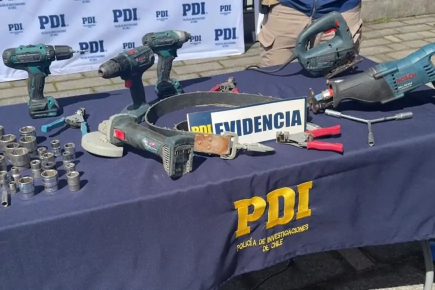 Seis imputados en prisión preventiva por banda dedicada al robo de cobre en Los Ríos