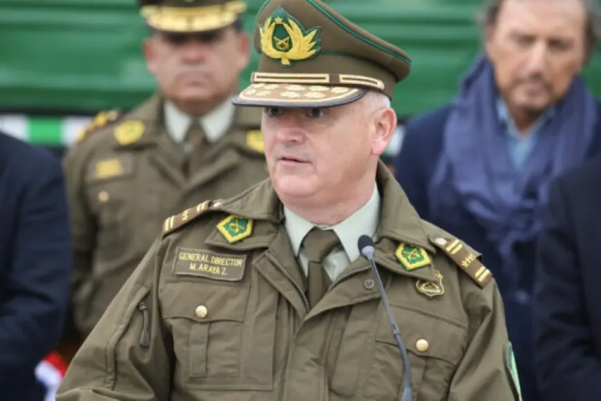 General Araya tras llegar al funeral de cabo Aguilera: "Estos delincuentes tienen un desprecio total por la vida"