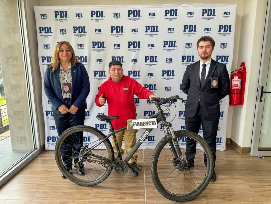 Bicicleta de "Carlitos Run" es recuperada en tiempo récord tras robo en Mall Plaza Los Ríos