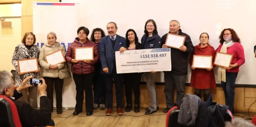 INDAP entrega $427 millones para potenciar a más de 1.100 agricultores de Mariquina