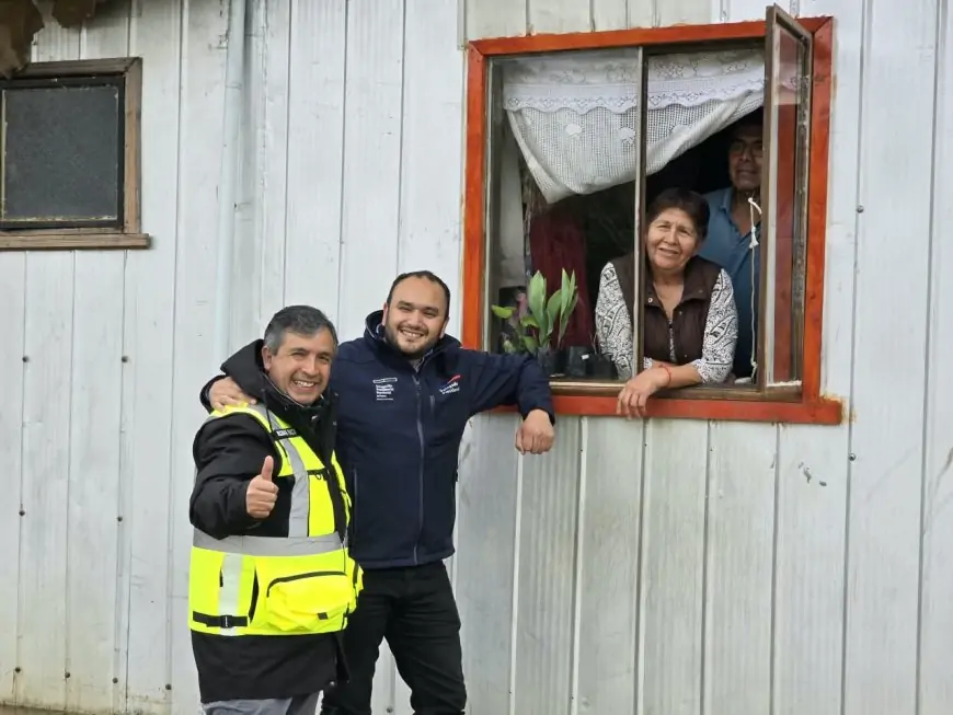 Delegado Valderrama: Sistema frontal en Los Ríos deja 161 viviendas afectadas y múltiples alertas SAE por desbordes