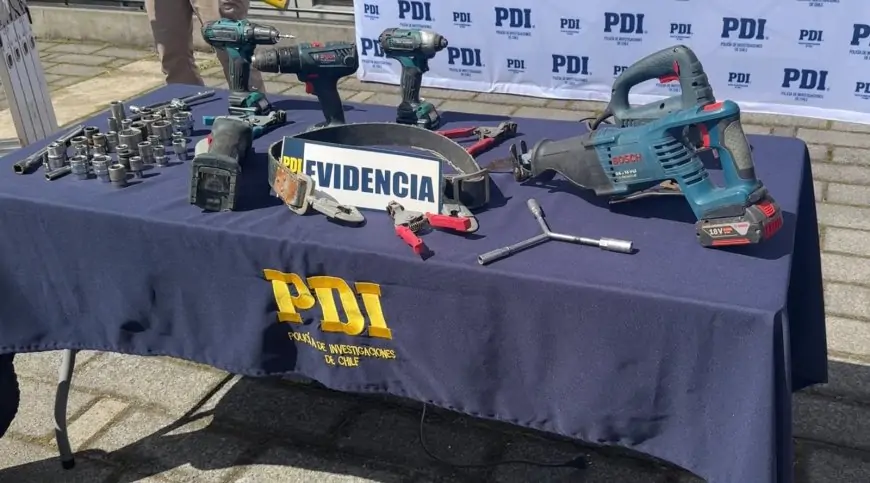 PDI desarticula banda vinculada a más de 15 robos de cobre en redes eléctricas rurales de Los Ríos