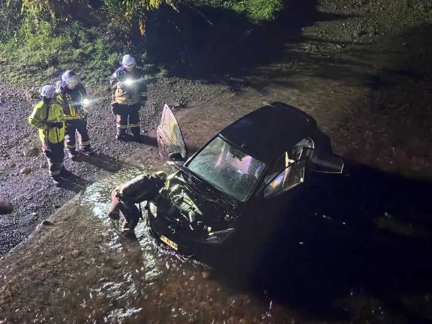 Incendio destruye vehículo en ruta al Puente Río Itropulli: conductor resultó ileso