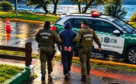 Carabineros de Lago Ranco detiene a dos prófugos de la justicia en controles preventivos