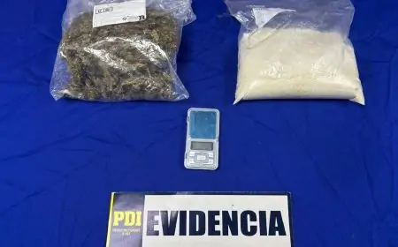 Detienen por segunda vez a ciudadano colombiano por tráfico de drogas en Puerto Montt