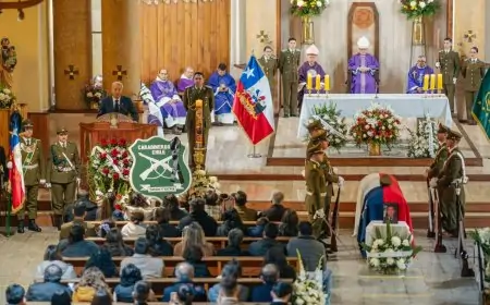 Presidente Kast en funeral del suboficial Urrea: "Vamos a pedir las máximas sanciones"