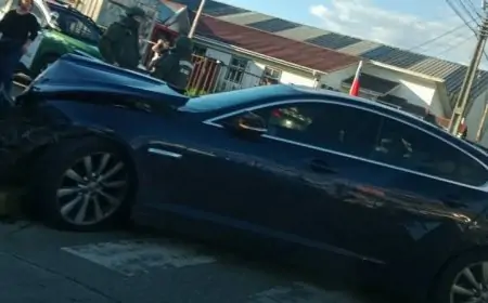 Detienen a sujeto que huyó tras evadir control en Valdivia y colisionó cuatro autos