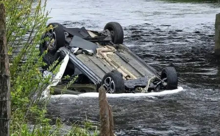 Dos fallecidos tras caer vehículo al río Llollelhue en Paillaco: conductor no está detenido