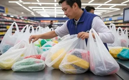 Senado aprueba proyecto que permitiría el regreso de bolsas plásticas recicladas a los supermercados