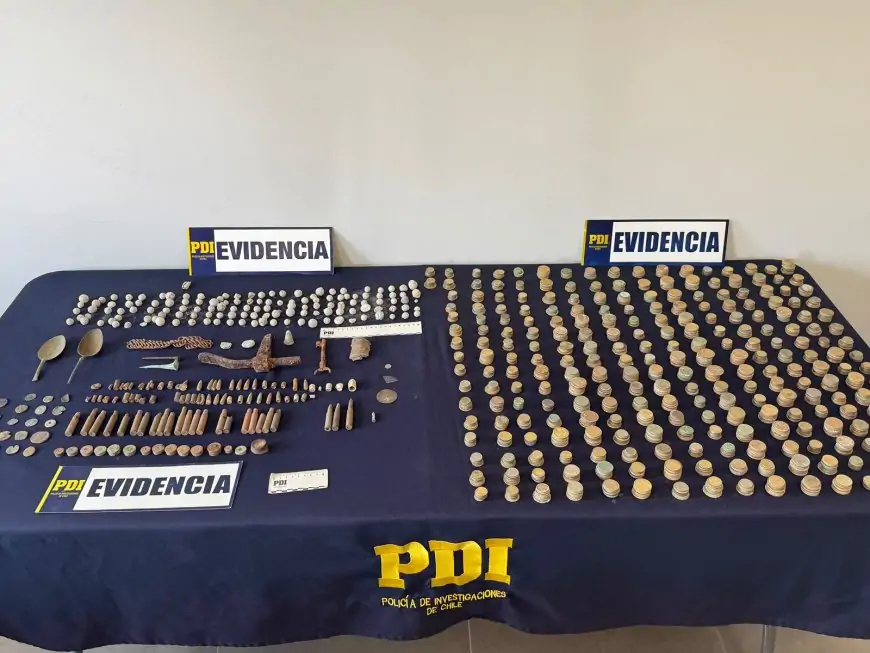 PDI incauta más de 2.500 monedas y piezas patrimoniales en Valdivia: un detenido por venta de especies